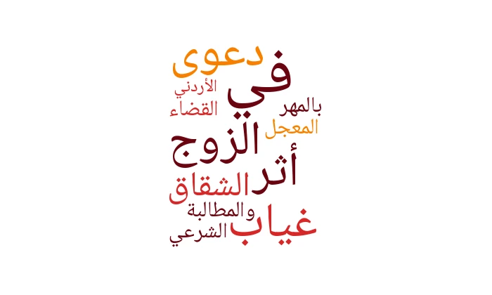 أثر غياب الزوج في دعوى الشقاق والمطالبة بالمهر المعجل في القضاء الشرعي الأردني