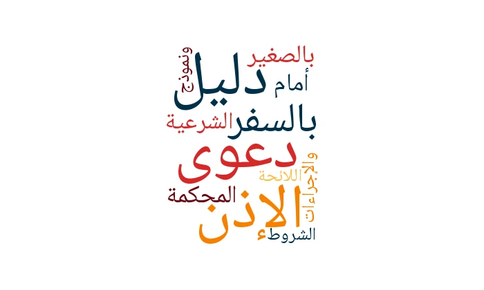 دليل دعوى الإذن بالسفر بالصغير أمام المحكمة الشرعية: الشروط والإجراءات ونموذج اللائحة