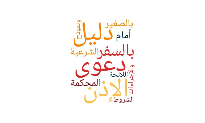 دليل دعوى الإذن بالسفر بالصغير أمام المحكمة الشرعية: الشروط والإجراءات ونموذج اللائحة