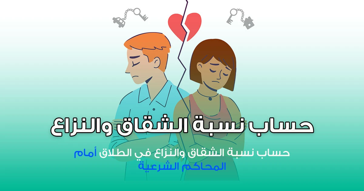 💍 Calculating the Percentage of Shiqaq and Niza (Marital Discord) in Sharia Court Divorce Cases